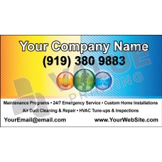 HVAC Business Card Magnet #3